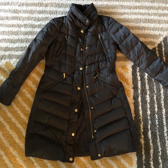 SOLD***MICHAEL Kors Quilted Down Coat, XS - Picture 2 of 7
